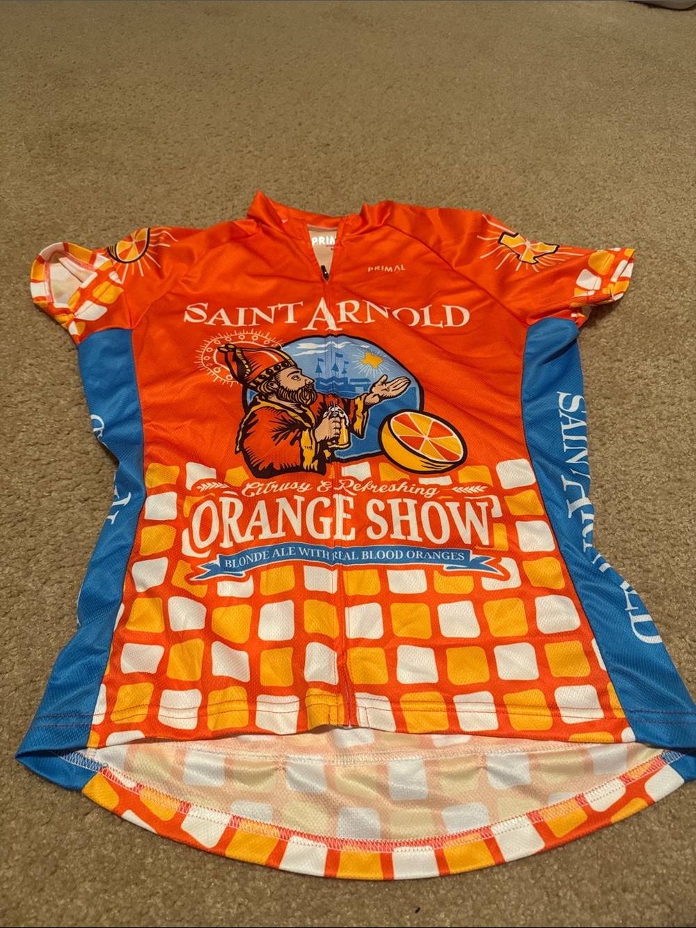 Saint Arnold’s Orange Show MS 150 ' Short Sleeve Top - Bright Orange